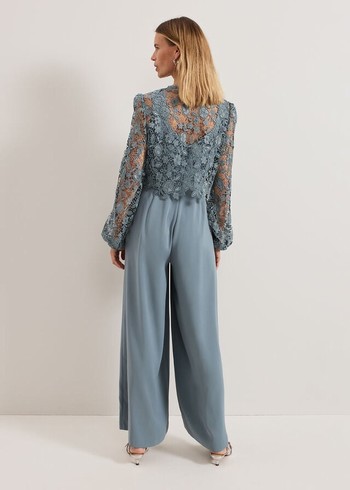 Phase Eight Vanessa Jumpsuit Blue Australia | EX2519630